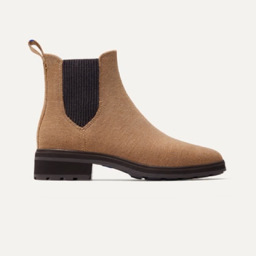 Rothy’s Utility Boot Tobacco 8.5 Brown Tan